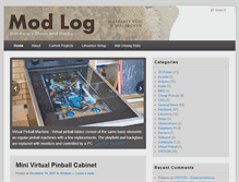Tablet Screenshot of modlog.net
